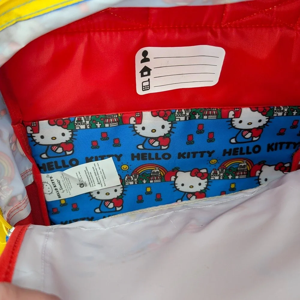 Sanrio Hello Kitty Summer Day Kids Backpack Multicolor Youth School Bag Kidcore